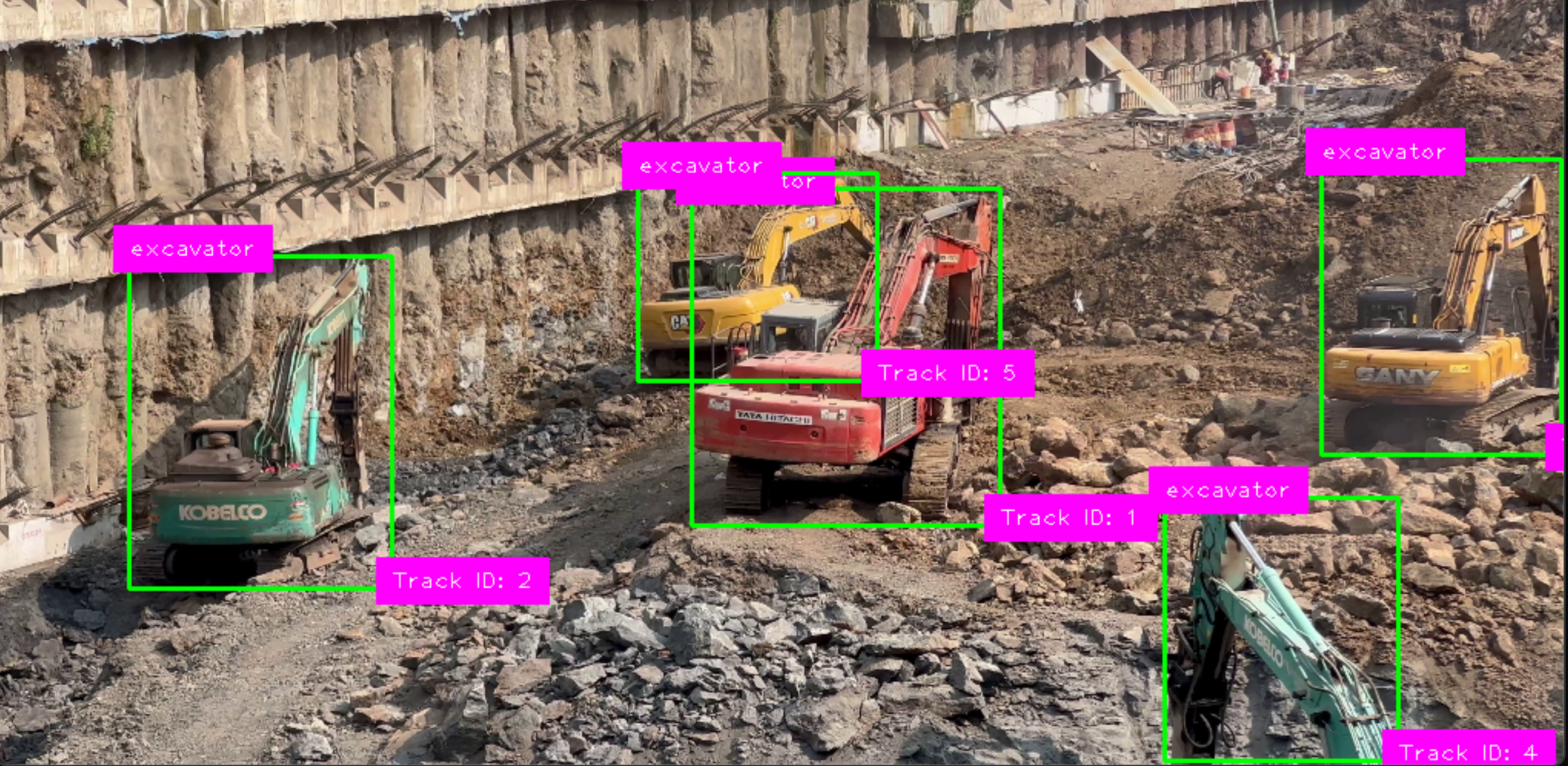 excavator detect